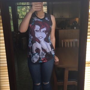 Hot topic Ariel tank top